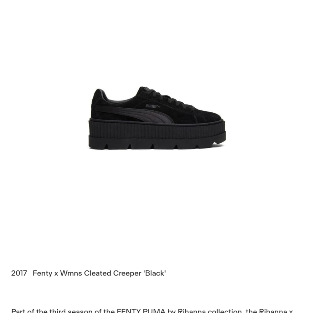 Puma Black Platform Sneakers Sleek Design